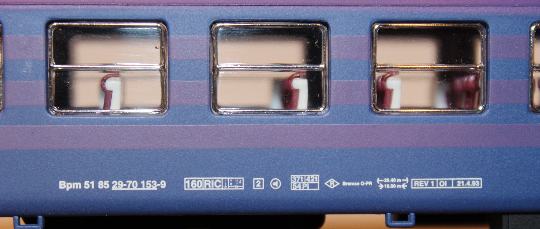 Liliput Modellini di ferrovie: SBB Liegesesselwagen Bpm – Nuovo (secondo la descrizione) da Baden venduto da bahnkorn 1