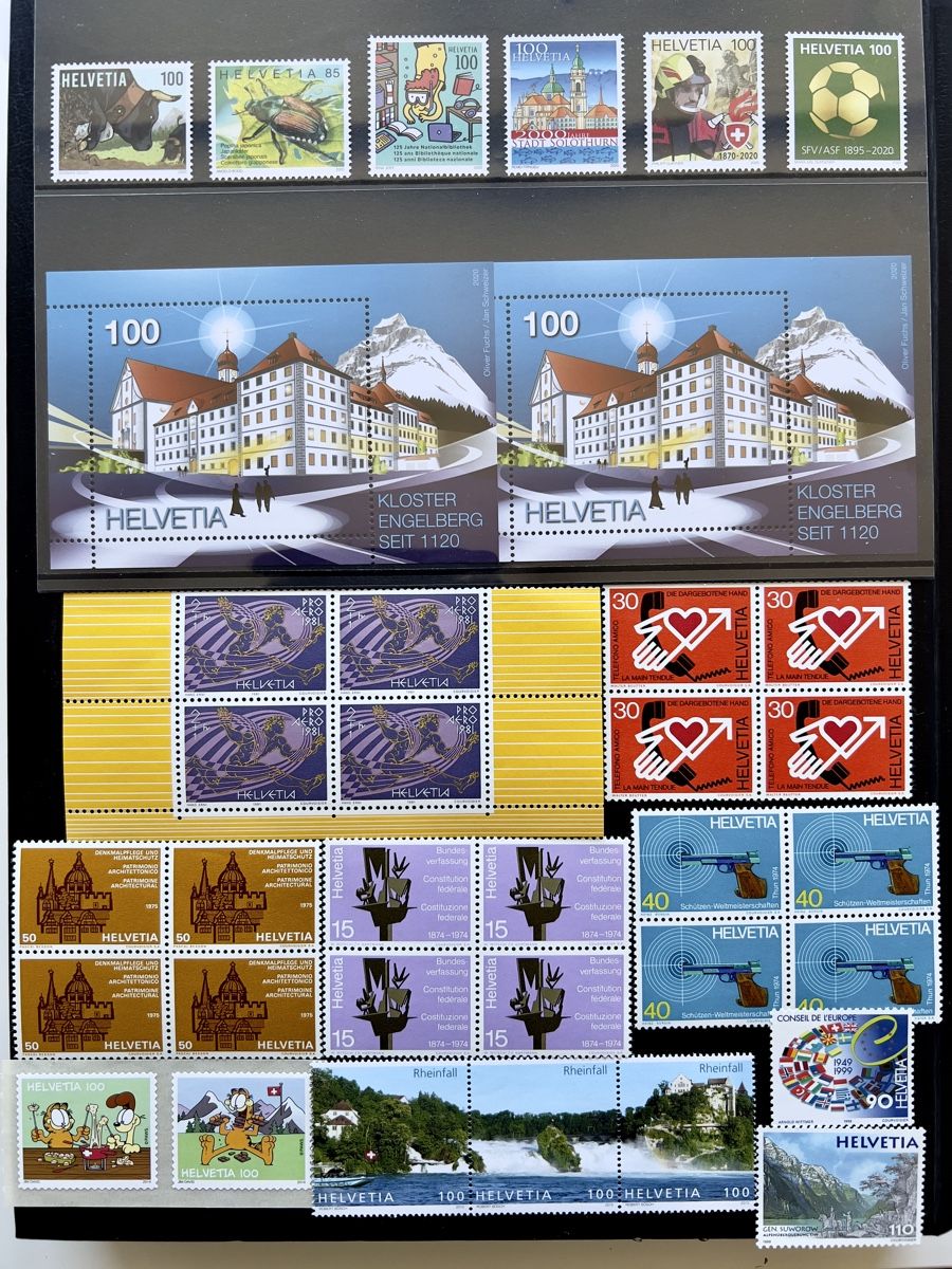 Alle Briefmarken: Frankatur CHF 100.- postfrisch – Neu (gemäss Beschreibung) aus Glattbrugg von Artos67 1