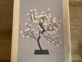 🌸 LED Bonsai Baum, Kirschblüten, Neu, H45cm, 64 LED 🌸