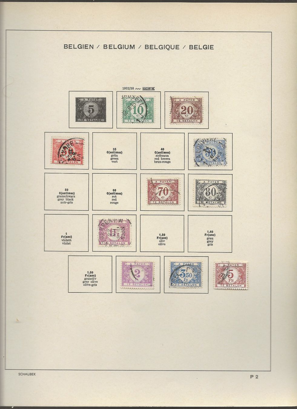 Tous les timbres: Marken Belgien – D'occasion à Au ZH par xelagreb01 2