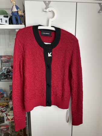 Strickjacke Karl Lagerfeld, rot, Gr. M