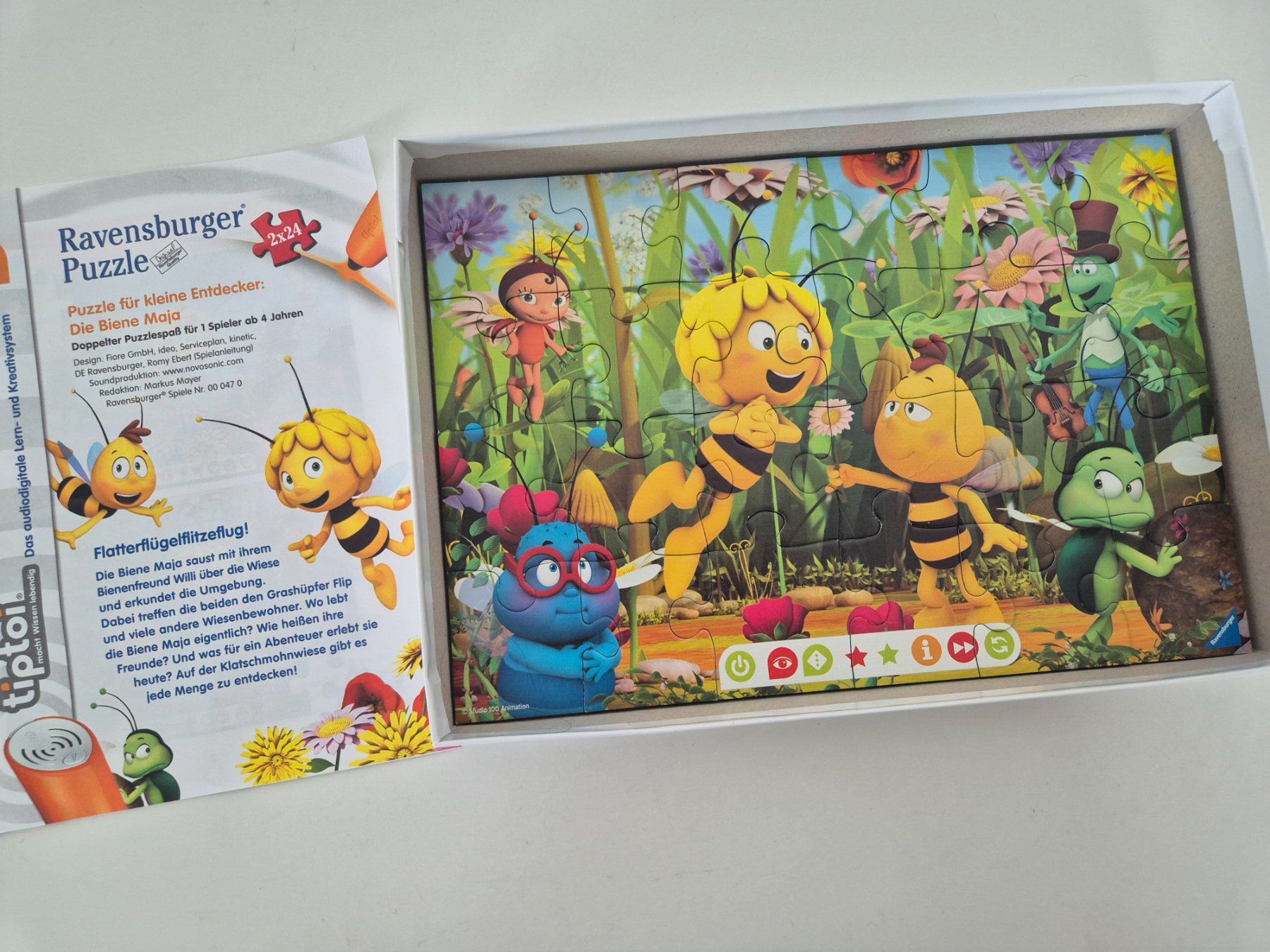 Ravensburger TipToi Puzzle Biene Maja 2 x 24 Teile, 4+ Jahre (Gebraucht ...