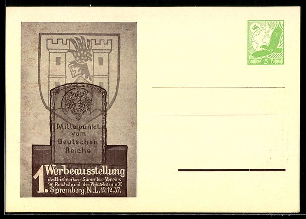 Cancelleria postale: Spremberg N.L., 1. Werbeausstellung des  – Usato da Berlin venduto da bartko-reher