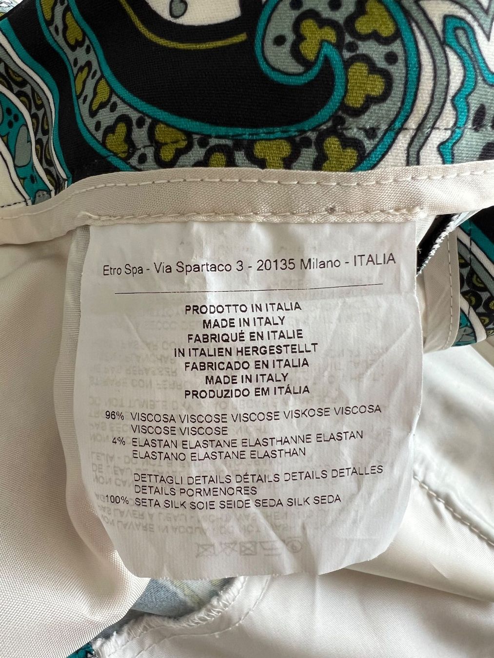 Etro Hosen: ETRO Hose – Gebraucht aus Remigen von Orlana7 5