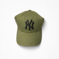 Casquette NY vert olive - Idéale pour un look décontracté!