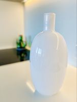 Mundgeblasene Vase weisses Milchglas 