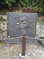 Brunnen Garten Springbrunnen Wasserwand Budha Gartenbrunnen
