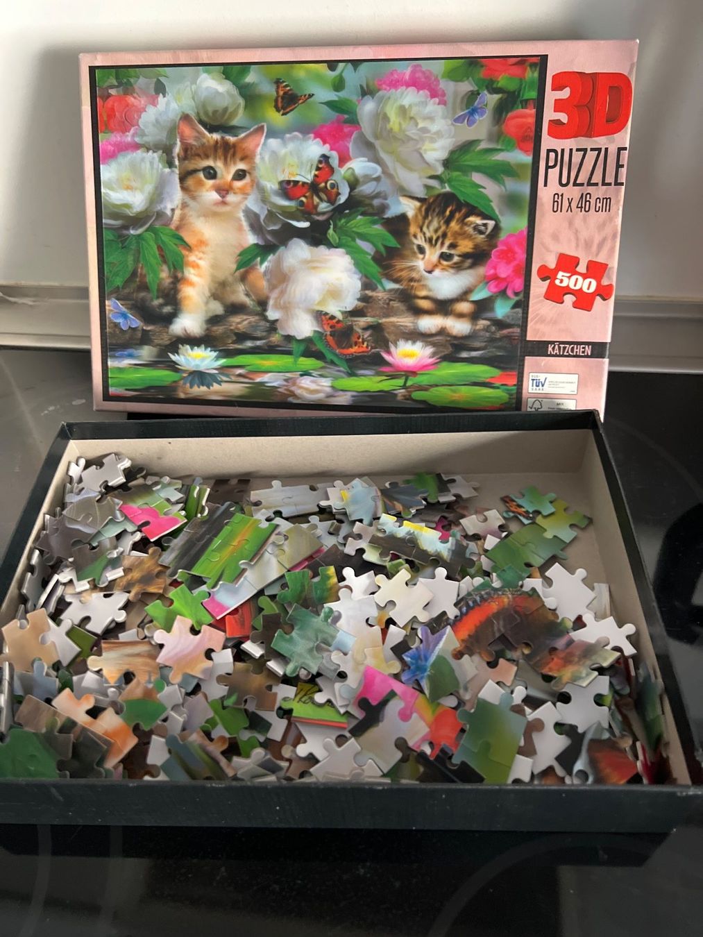 Puzzle: 3D Puzzle Kätzchen 500Teile – Usato da Basel venduto da Winniepuuh 2