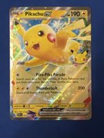 Carte Pokémon Pikachu EX 053/128 édition anniversaire