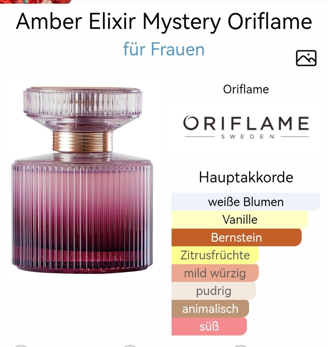 Parfum & Eau de Toilette: Amber Elexir Mystery Oriflame 50ml – Neu (gemäss Beschreibung) aus Bösingen von Freejack69 1