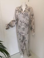 🤩CALIDA PYJAMA: HEMD & HOSE 100% SEIDE, PARSLEY-MUSTER, NEU