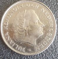 Seltene 2 1/2 Gulden Münze 1980 - Königin Juliana der Nieder
