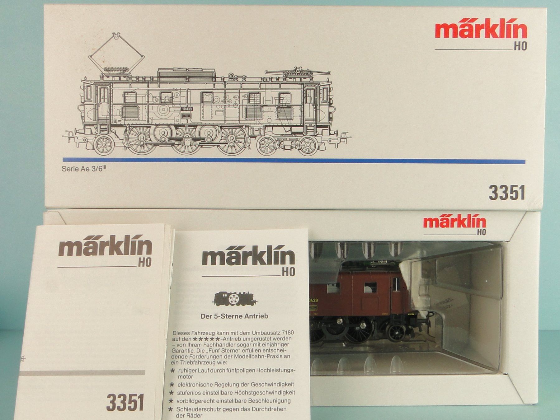 Märklin Modellini di ferrovie: Märklin 3351 Ae 3/6 – Usato da Bülach venduto da cann11 2
