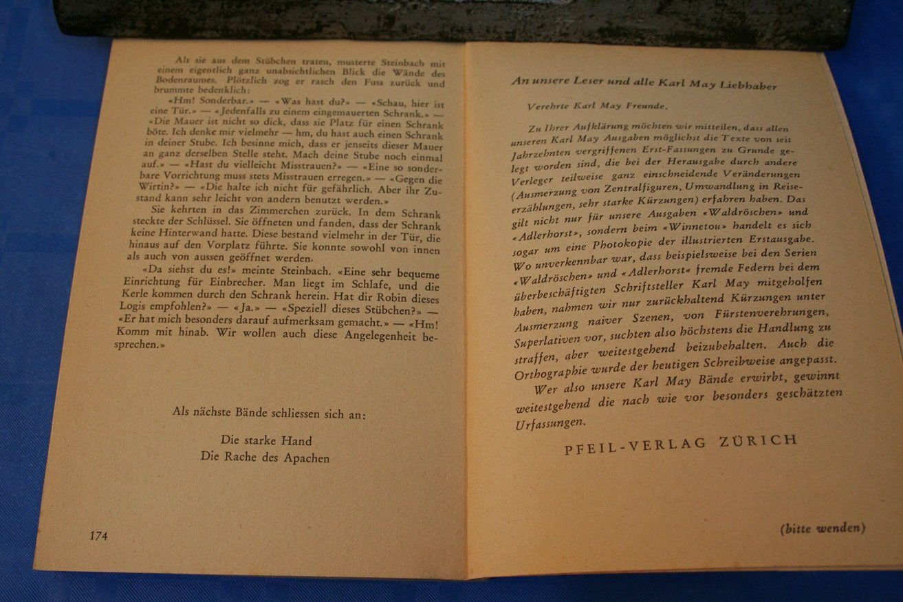Libri: Karl May "Tanikai" – Usato da Wettingen venduto da zibi137 4