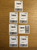 Panini FIFA World Cup 2026 lot CUW6, 9, 10, 12, 13, 17, 20