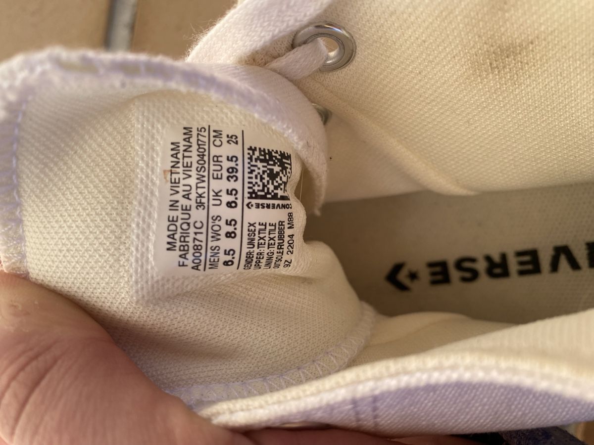 Converse Scarpe da uomo: White chunky converse  – Usato da St-Cergue venduto da noabzz 4