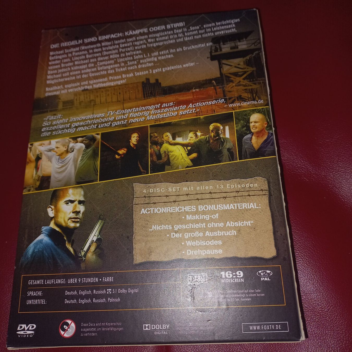 Alle DVDs: DVD Prison Break Season 3 – Gebraucht aus Niederhelfenschwil von pyr_n8bb 2