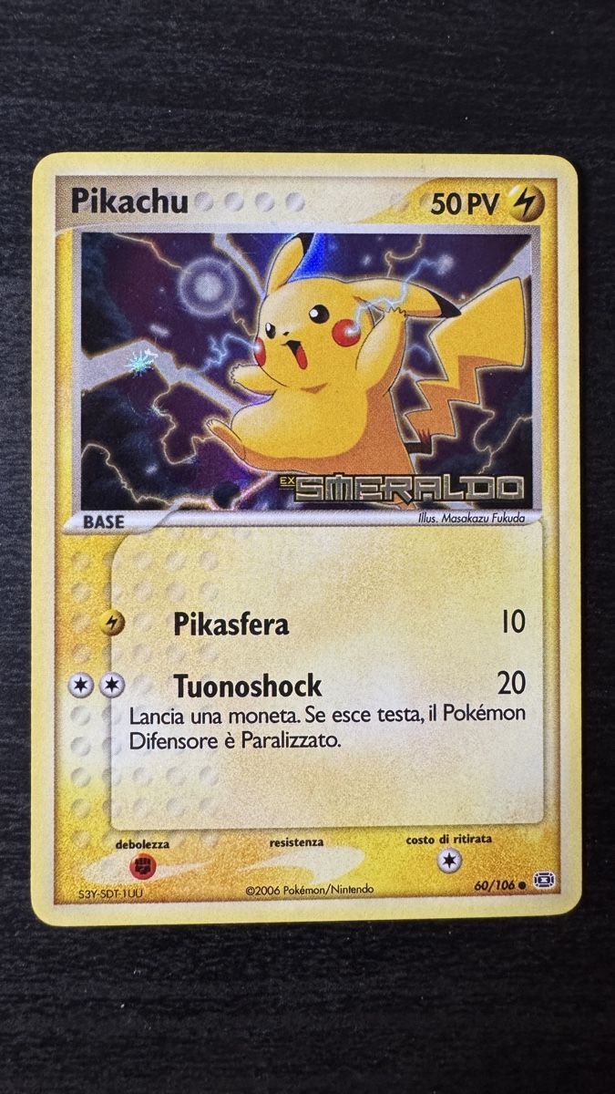 Pokémon Sammelbilder & Trading cards: Pikachu Holo reverse 60/106 ex emerald  – Gebraucht aus Belprahon von Rob_ain