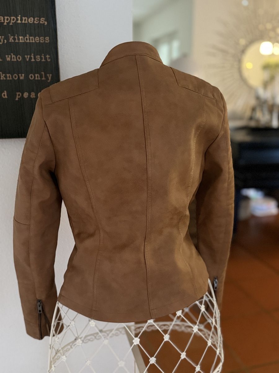 Only Jacken: Only Kunstleder Jacke cognac 36 – Gebraucht aus Fehraltorf von Erdo81 1