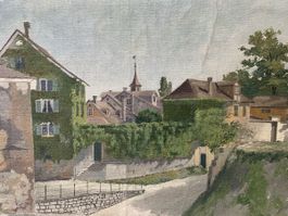 Antikes Gemälde ca 1910-1920