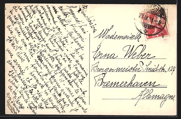 Cartoline postali: AK Payerne, Vue generale, 1911 – Usato da Berlin venduto da bartko-reher 1