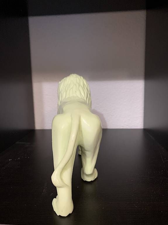 Statuette: Steinlöwe Zitronen Chrysopras – Nuovo (secondo la descrizione) da Häuslenen venduto da karindambach 2