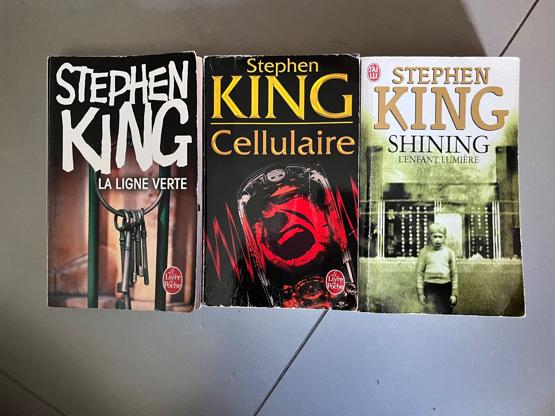 Libri: Stephen King | Cellulaire, La Ligne Verte, Shining – Usato da Sierre venduto da black.box