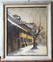 HEINZ RÜTTI, MÜHLE OBERDORF IM WINTER 1990