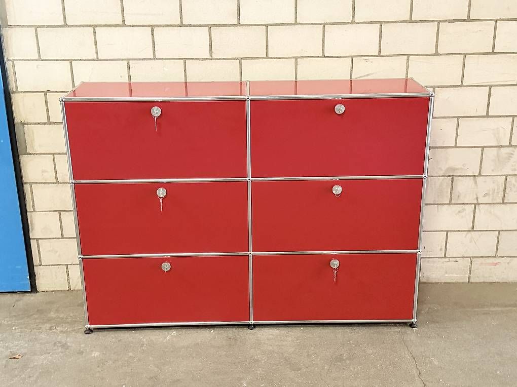 USM Kommoden: USM Haller Sideboard Rot – Gebraucht aus Dietikon von Kumar_Occasionen 3