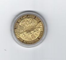 Medaille vergoldet Schweizer Seen