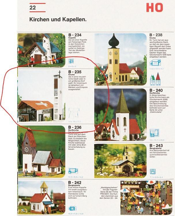 Faller Modellini di ferrovie: Faller H0: Kirche – Usato da Niederhasli venduto da rail-duerst 7