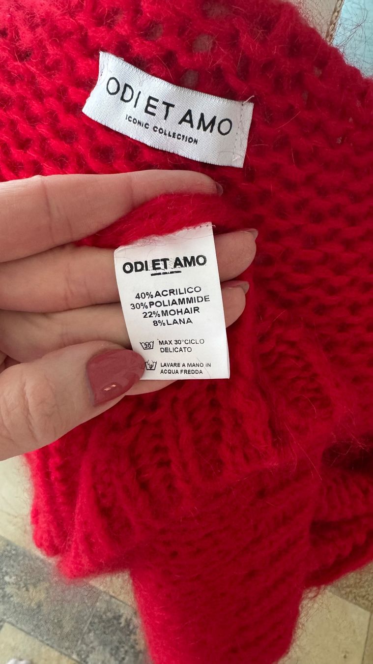 Giacche: Red designer cardigan – Nuovo (secondo la descrizione) da Altendorf venduto da Ro 7