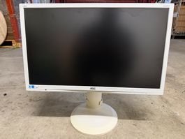 Monitor AOC E2460PQ LED Bildschirm weiss gebraucht