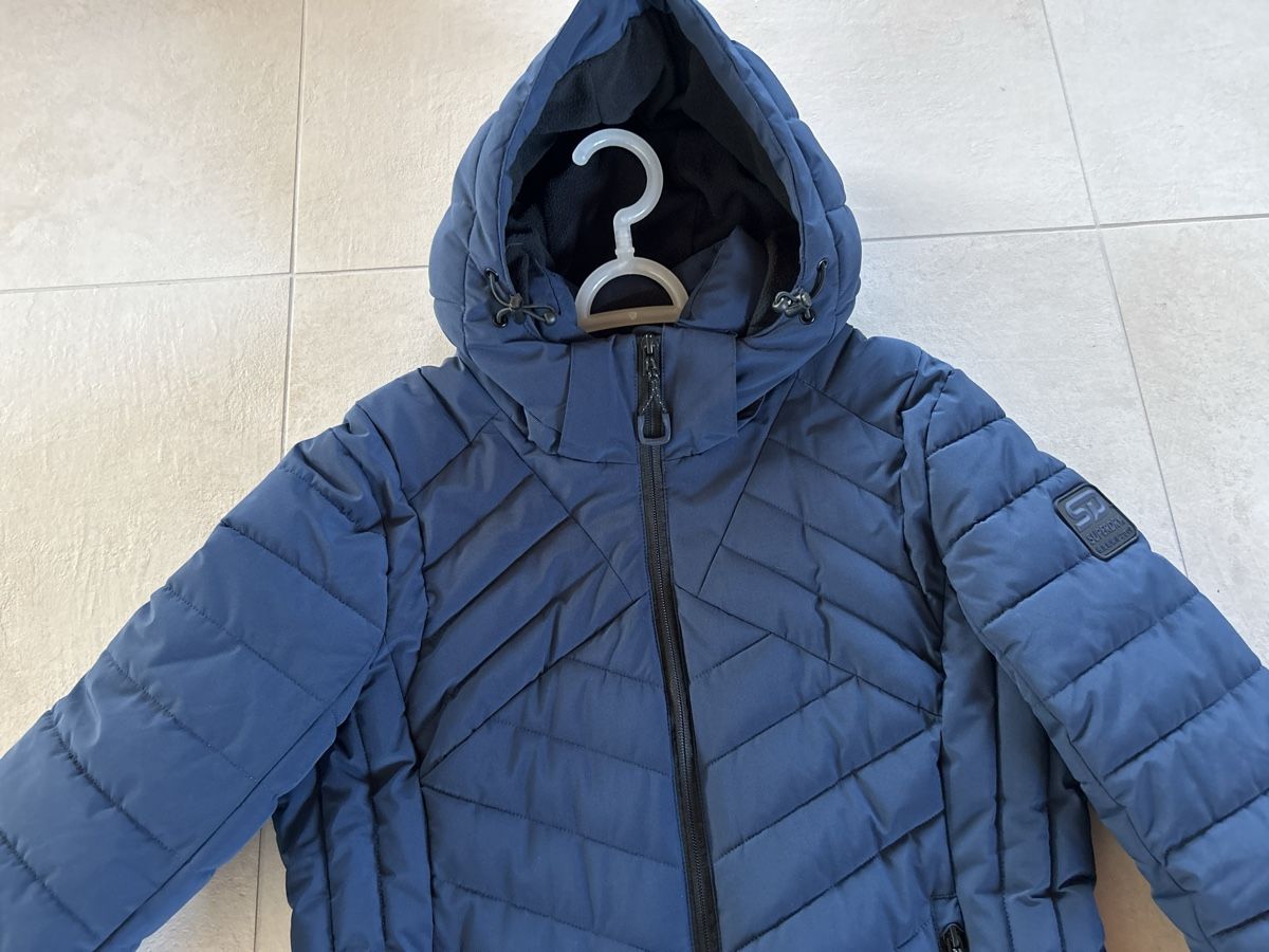 Superdry Jacken: Superdry Winterjacke blau Gr.40 – Gebraucht aus Neuendorf von kjaere 1