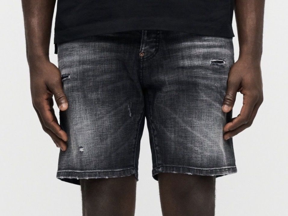 Dsquared2 Jeans: Dsquared2 Schwarz denim shorts NEU – Nuovo e nell'imballaggio originale da Engelburg venduto da Galena92