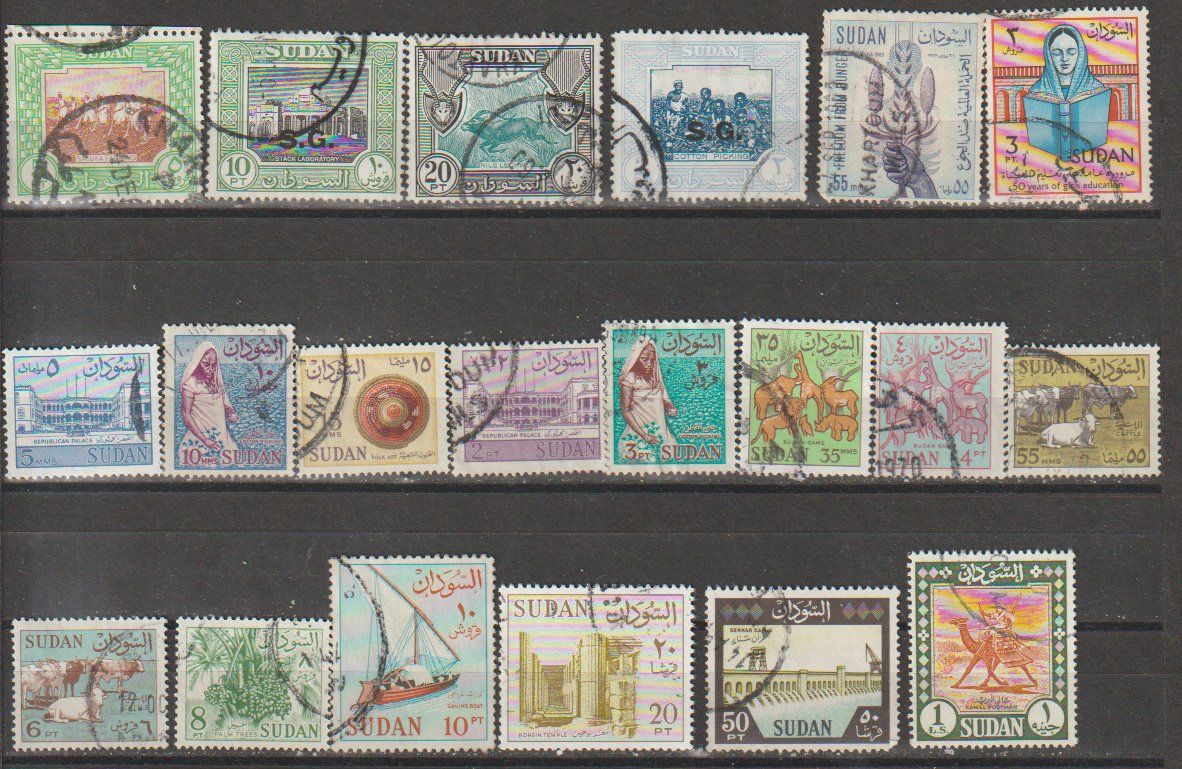 Alle Briefmarken: Sudan  divers – Gebraucht aus Crans-Montana von kira56 1