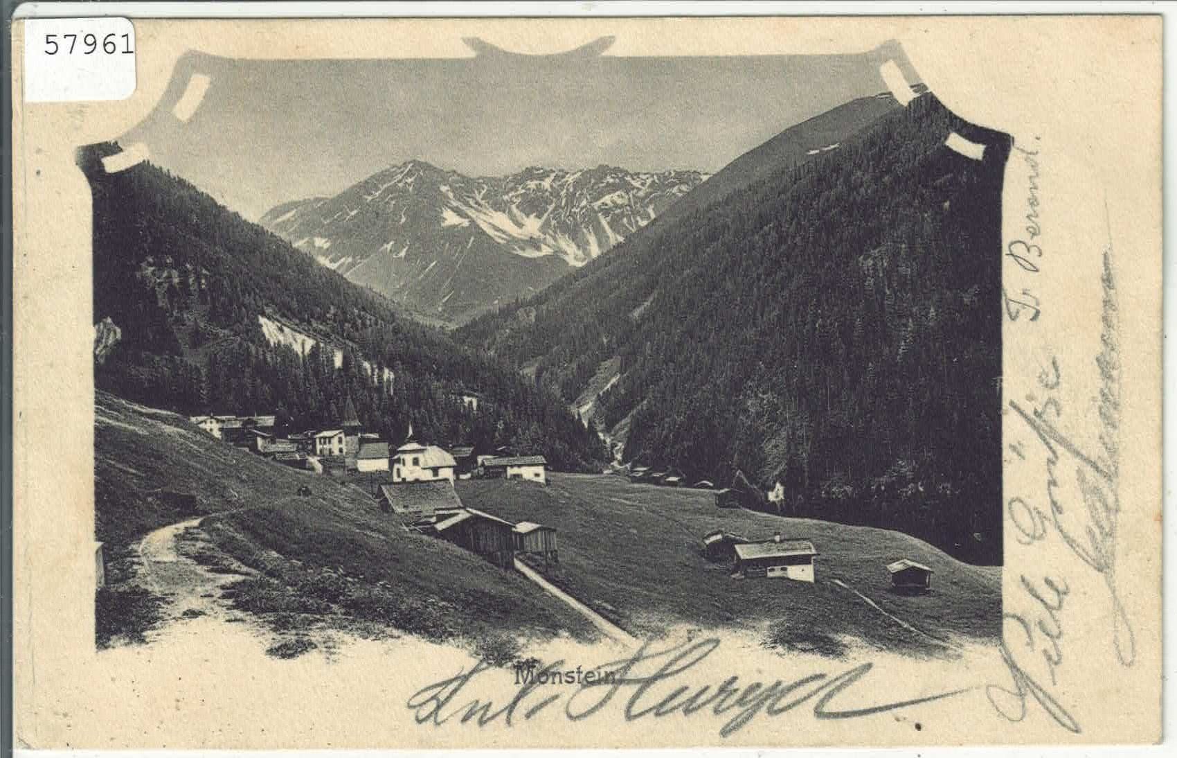 Ansichtskarten: Monstein - Panorama – Gebraucht aus Ettingen von Kartenplanet