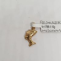 Echt 18K Gold - Pharao Anhänger