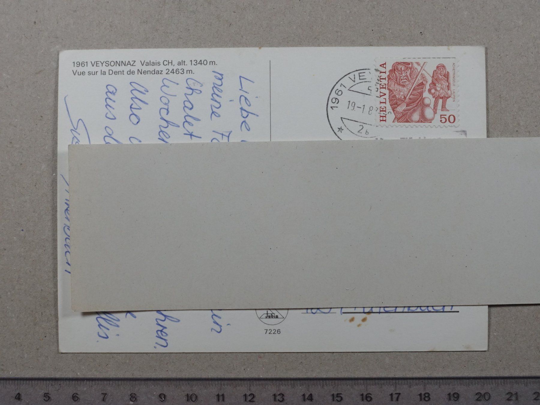 Cartoline postali: Veysonnaz – Usato da Lenzburg venduto da fh1 1