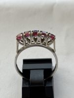 Weissgoldring mit Rubinen 18 Karat