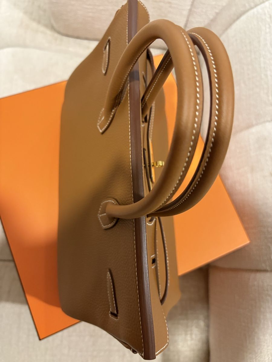 Hermès Borse da donna: Hermes Birkin 35 gold retourne – Nuovo (secondo la descrizione) da Kilchberg ZH venduto da cruella 6