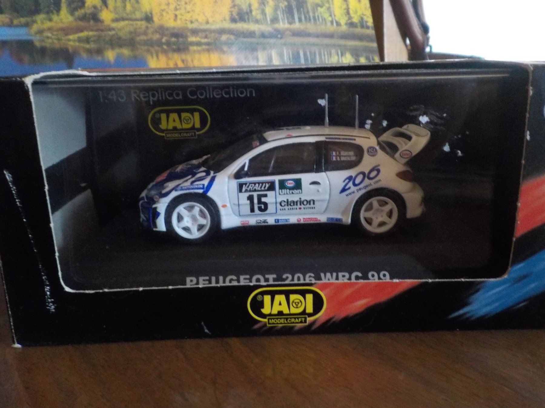 Peugeot Modellini d'auto: JADA Peugeot 206 WRC 1999 – Usato da Grolley venduto da fab_9vm2