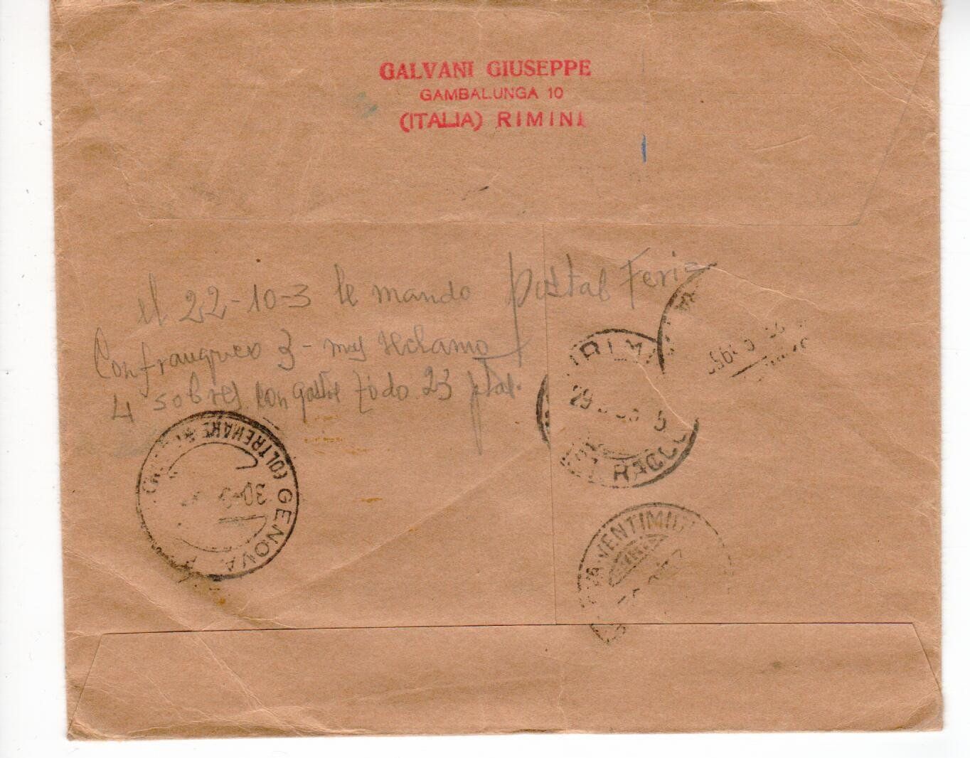 Alle Briefmarken: Brief, Italien – Gebraucht aus Wolhusen von Curver9 1