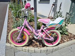 14 Zoll Kinderfahrrad Smith's Verve Einhorn mit Stützrädern