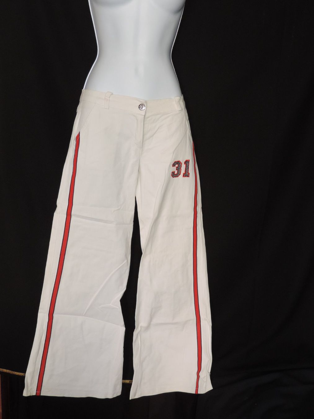Pantaloni: pantalon stretch blanc – Usato da Genève venduto da Axelle333 2