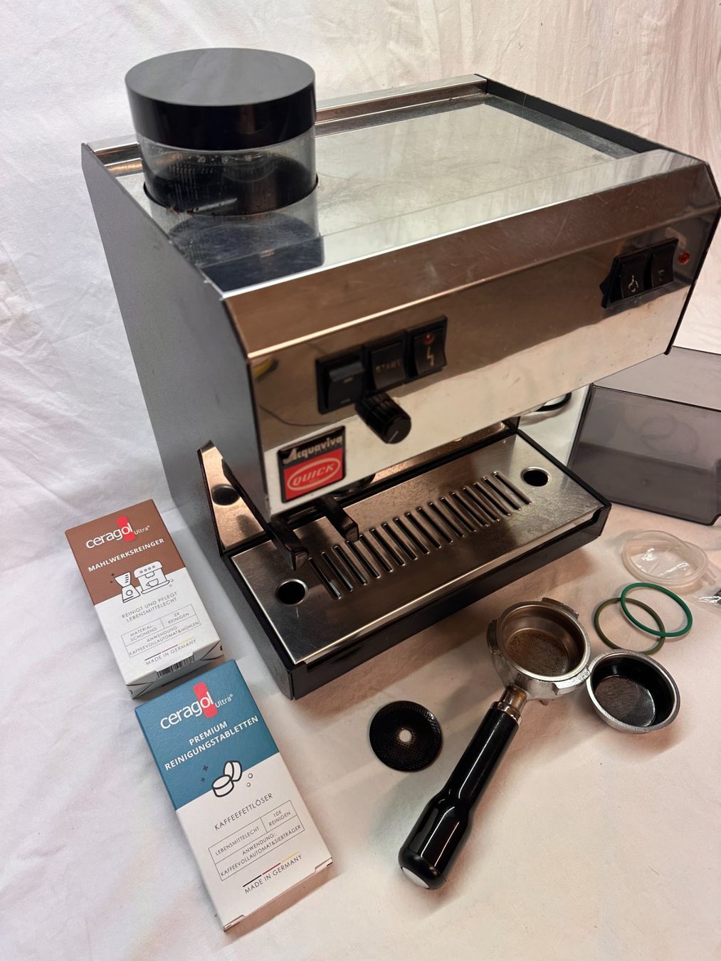 Quick Mill Kaffeemaschinen & Espressomaschinen: Quick Mill Acquaviva 02835 Siebträger mit Mühle – Gebraucht aus Bern von smutje_ggc 2