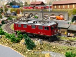 Bemo 1252 115, RhB Ge 4/4 I Silvretta 605, H0m, Analog