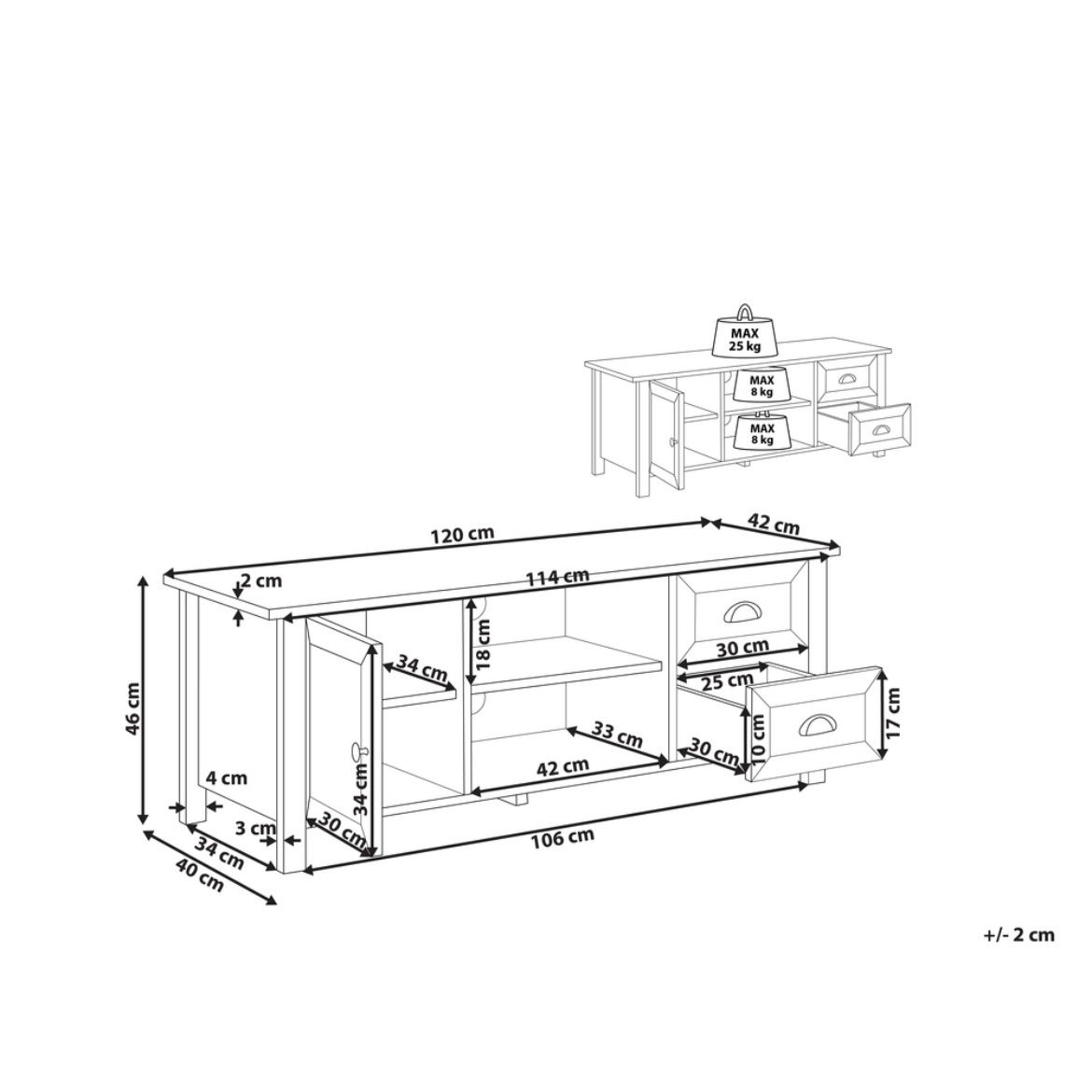 Mobili TV: TV Stand / TV-Möbel – Nuovo (secondo la descrizione) da Zürich venduto da Evgenia_Va 4