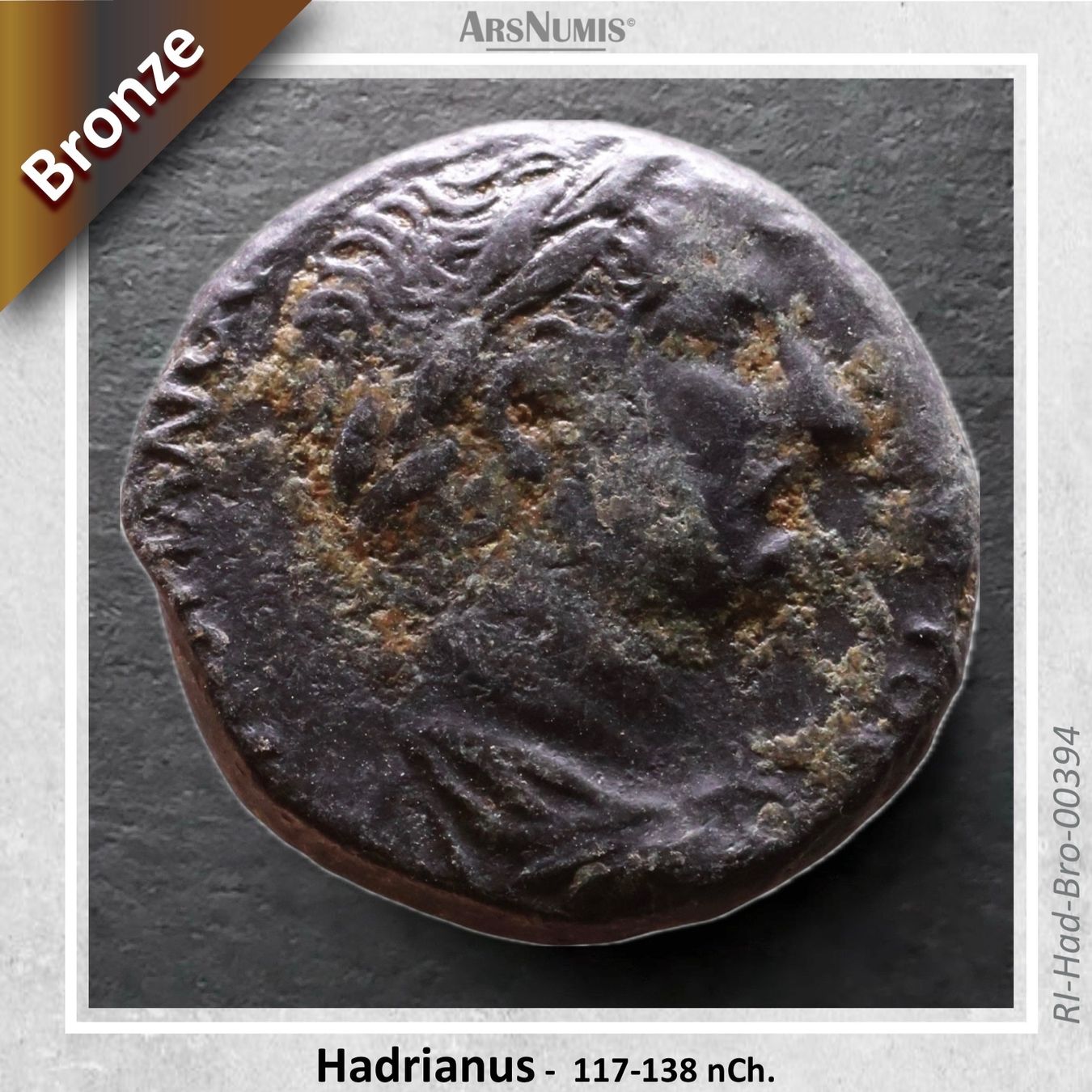Tutti le monete: Römische Münze - Hadrianus – Usato da Oberwil b. Zug venduto da ArsNumis
