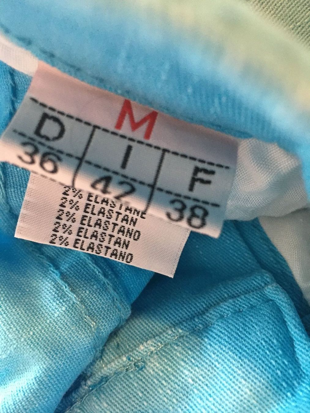 Jeans: RELOOD Jeans, Gr. M, türkis – Usato da Arni AG venduto da Mimo007 5